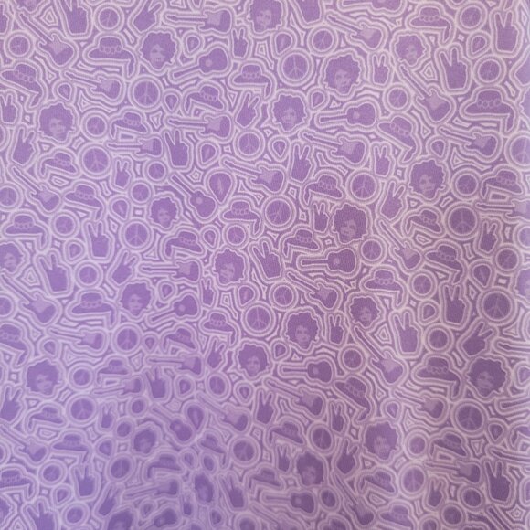 Peter Millar Summer Comfort XXL Purple 70s Novelty Print Golf Polo - Picture 3 of 4